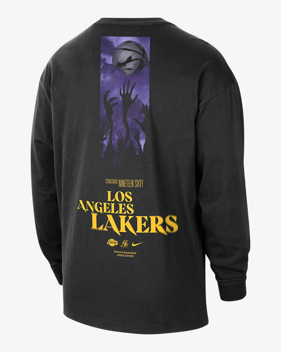 Lakers long sleeve shirt nike online